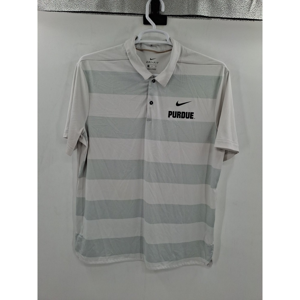 Nike Dri-Fit Mens XL Purdue Boilermakers‎ Polo Shirt